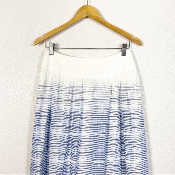 Comptoir Des Cotonniers Womens Francky Blue Striped Maxi Skirt Size X-Small - Picture 7 of 9
